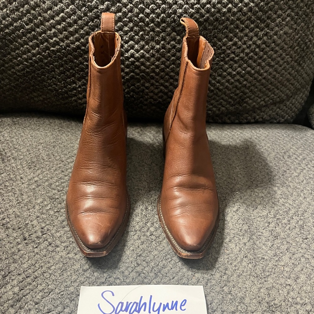 Tecovas Tan Leather Boots